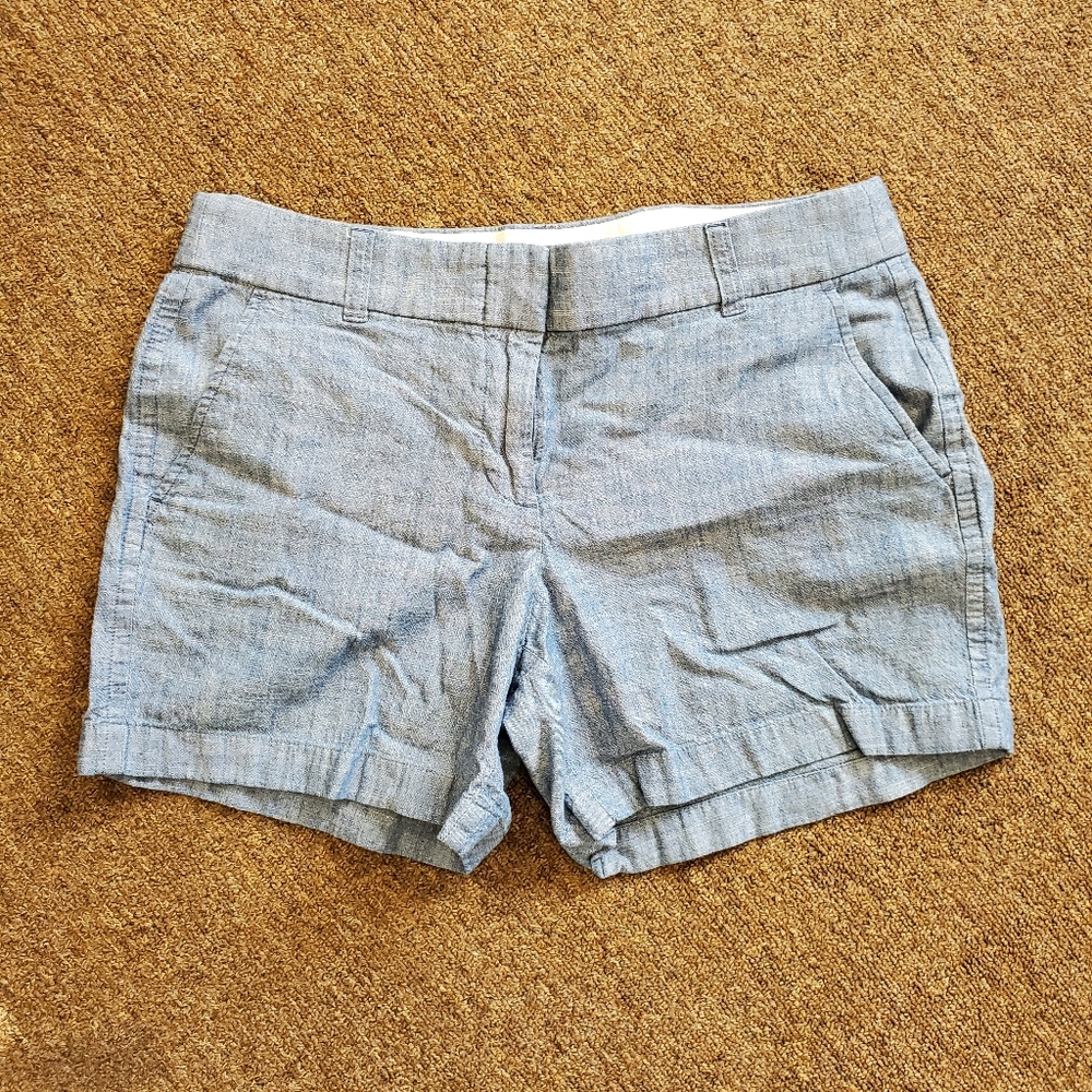 J crew linen shorts